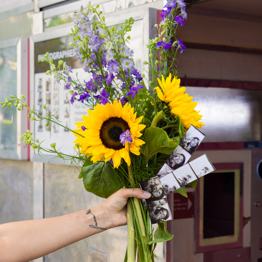 Sonnenblumen Fotoautomat