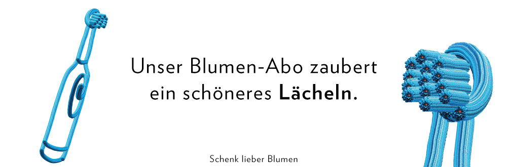 Schenk lieber Blumen