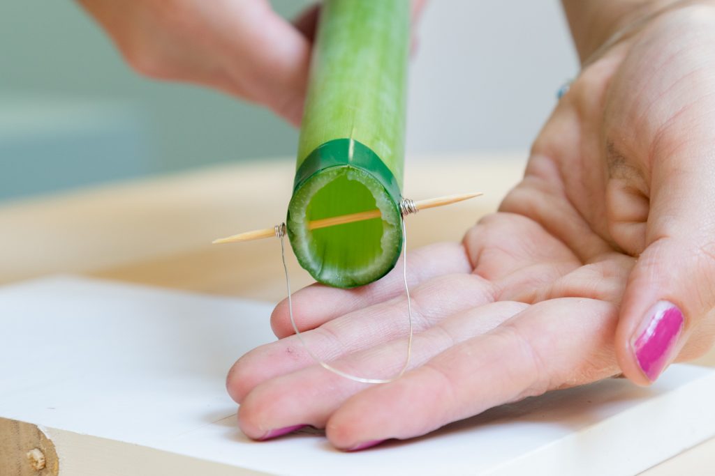 Diy hängende amaryllis fensterdeko